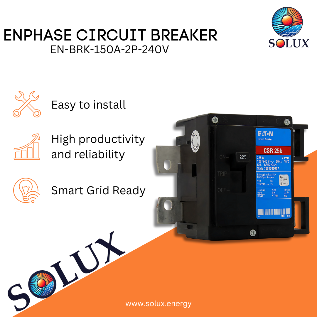 This is an image of Enphase 240V Circuit Breaker EN-BRK-150A-2P-240V